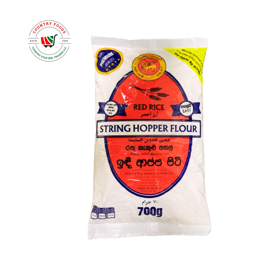String Hopper Flour 700g Red (Rathu Idiyappam Piti)
