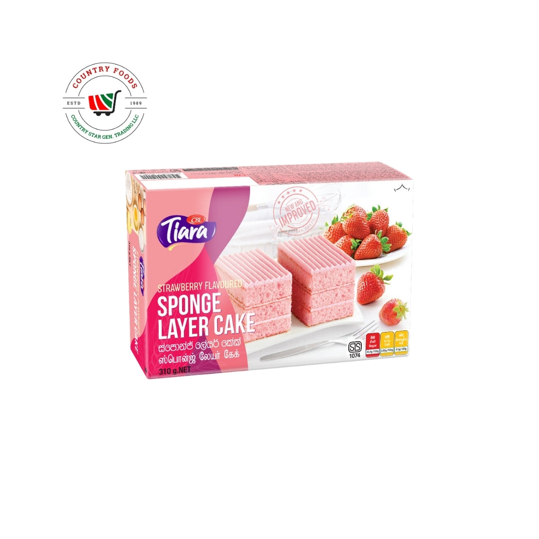 Tiara Sponge Layer Cake 310gm