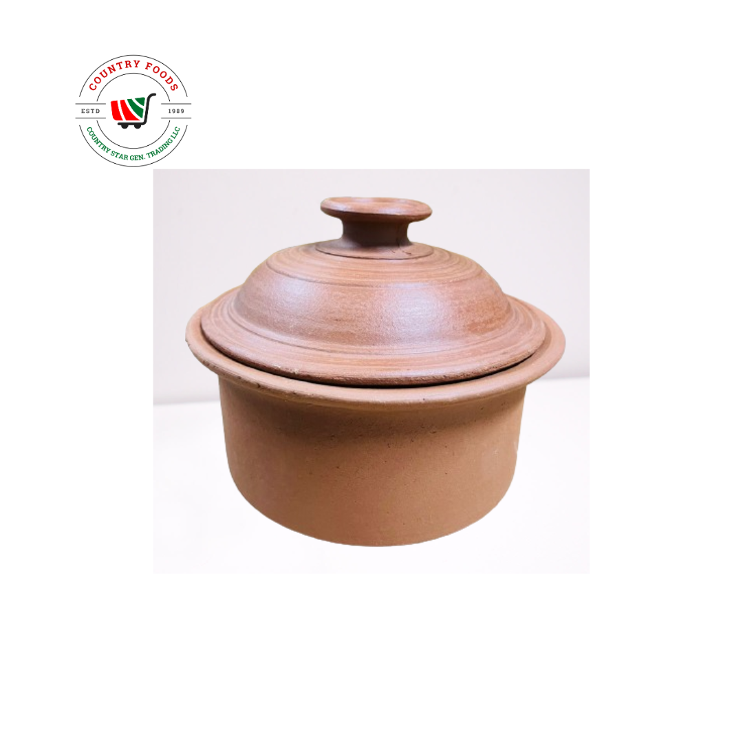 CLAY POT WITH LIDS (ANOTHER SHAPE) (Medium)