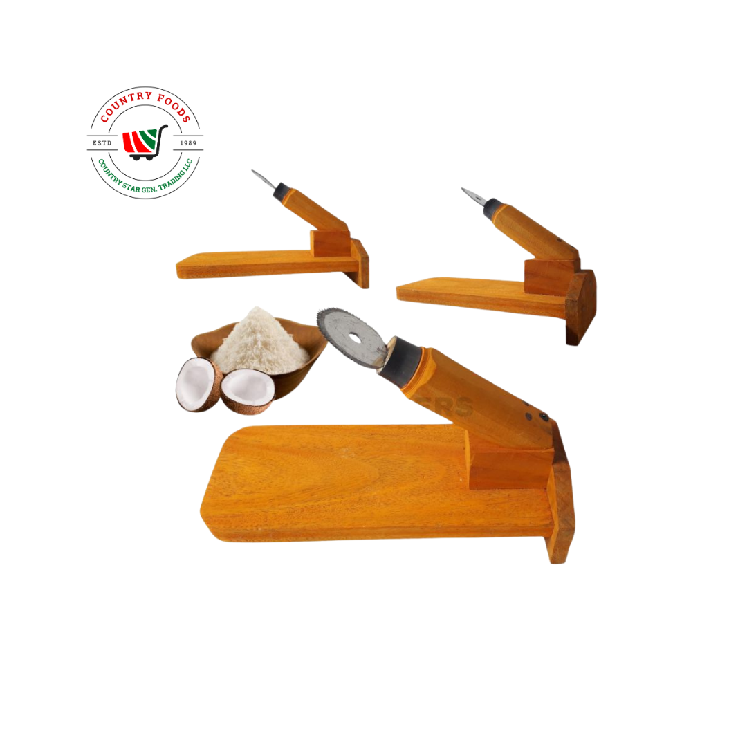 Coconut Scraper Wooden Table Top