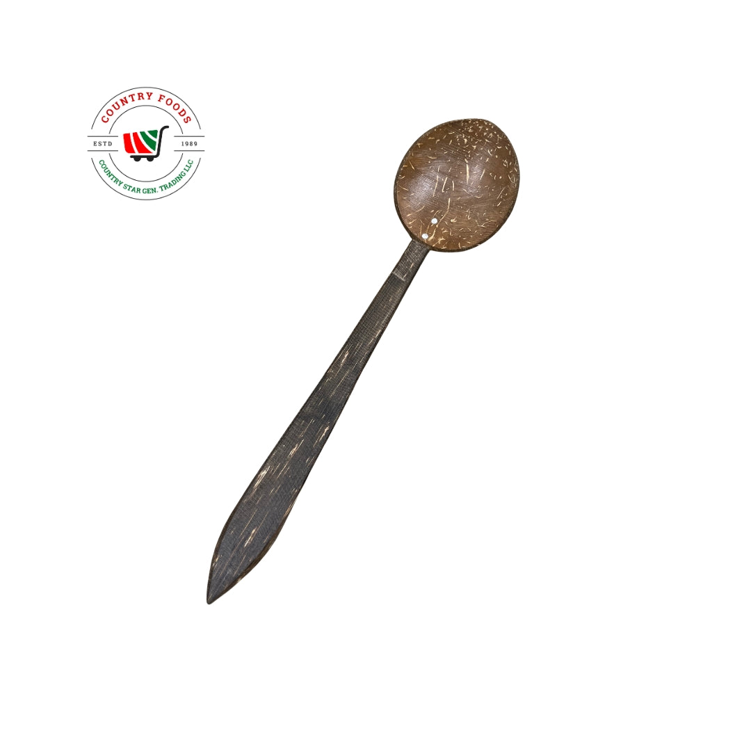 Coconut Shell Spoon Kithul Handle