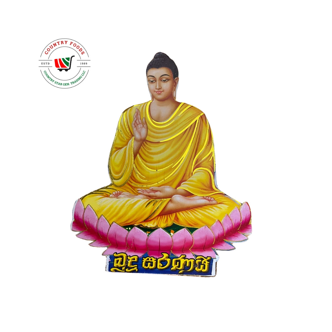 Gautama Buddha Picture Paper Statue - Large Size