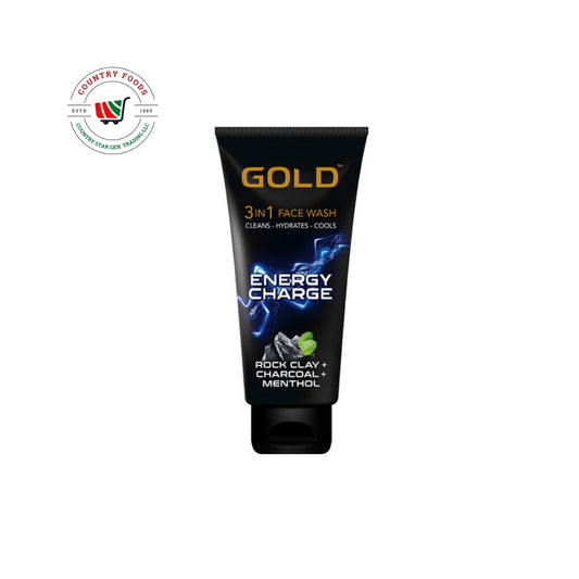 Gold 3 in 1 Face Wash – Energy Charge 50ml