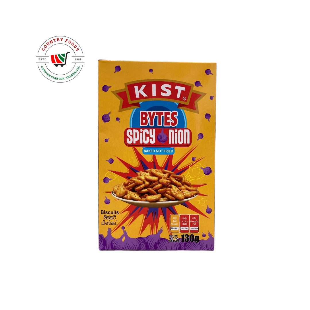 Kist Bytes Spicy Onion 130g Munchee Maliban lanka biscuits lanka foods
