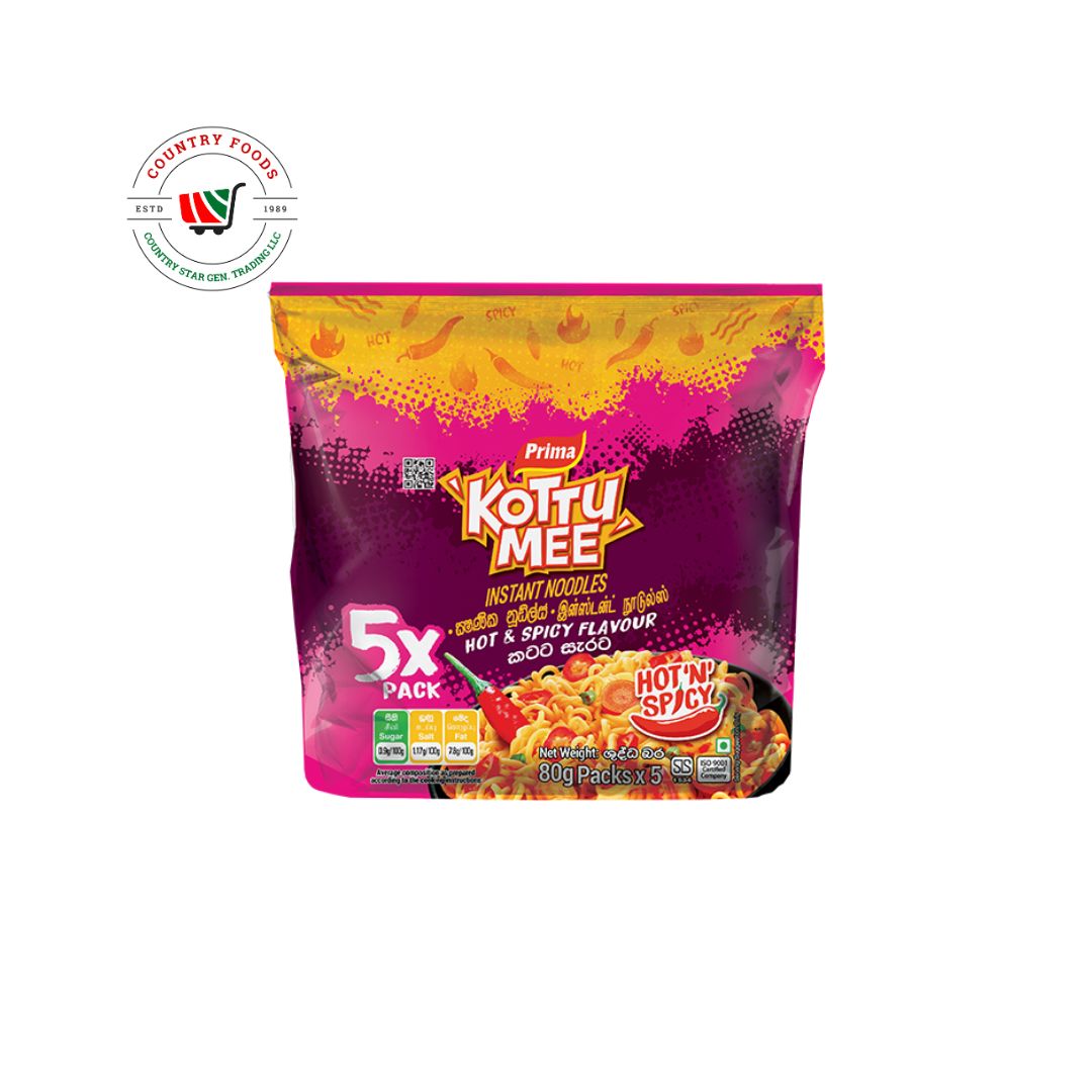 Prima Noodles Kottu Mee Hot & Spicy 400g