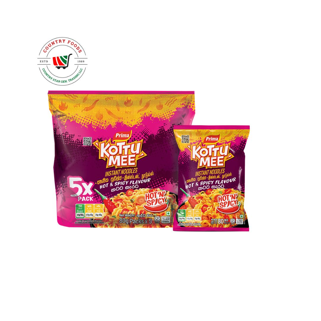 Prima Noodles Kottu Mee Hot & Spicy lk